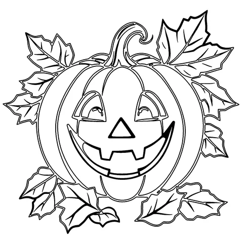 Halloween coloring page